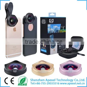 Fixed Focus Clip 4K 16mm Wide Angle Phone Camera +CPL Filter Lens for Mobile Phone IPhone 7 Plus thumbnail-1