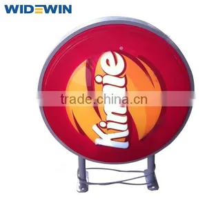 Round Advertising Outdoor LED Sign Board Outdoor LED Light Box Unique Design thumbnail-1