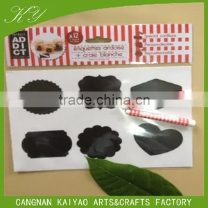 Custom Decal Sticker Paper Wholesale Chalk Board Label Sticker Blackboard Chalkboard Wall Sticker Chalkboard thumbnail-1