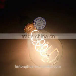 New Design Colorful Filament Led Bulb Vintage Retro Antique Industrial Style Lights ST64 E27 Brass thumbnail-3