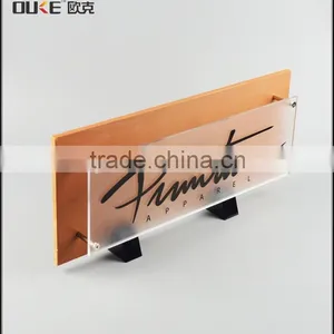 Hot Sale Fashionanle Frosted Acrylic Name Plate Holder for Sale thumbnail-1