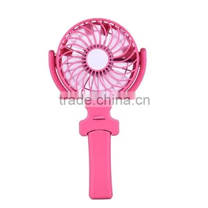 Mini Portable Fan Rechargeable Personal Handheld USB Desktop Fan Battery Operated / USB Powered Fan thumbnail-6