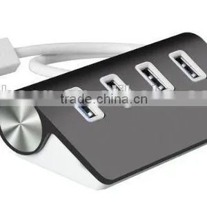 Top Grade Usb Por Hub Suppliers, Aluminum 4 Port Usb 3.0 Hub (30" Cable) thumbnail-4