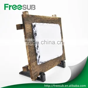 Promotional Gifts Customed L17*H12*W0.9CM Blank Wooden Frame Sublimation Image Rock thumbnail-2