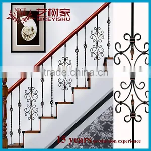 Wrought Iron Handrails Panels Decoration / Metal Handrails thumbnail-6