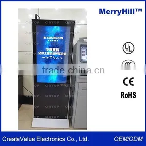 Free Standing 42 Inch Wireless 3G Network Android Version LED Advertising Digital Display Board thumbnail-2