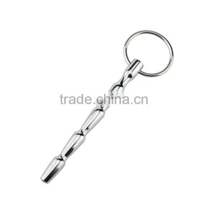 CTDA-013 Male Stainless Steel Soft Silicone Urethral Stretching Tube Urethra Metals Urine Catheter thumbnail-1