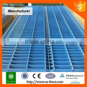 Shunxing Fence Factory Plastic Powder Coated Welded Curved Wire Fence thumbnail-3