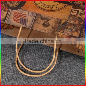 2016 High Quality Recyclable Custom Full Color Printed Kraft Paper Bag thumbnail-3
