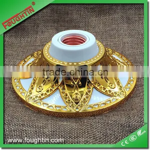 Electric Lamp Holder Big Base Flower Type Decorative Lamp Holder thumbnail-1