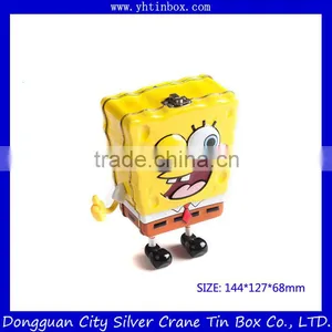 Cartoon Candy Tin/Fancy Tin Box With Lock/Funny Tin Box thumbnail-1
