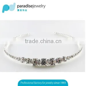 Ladies Chunky Necklace China Wholesale Rhinestone Collar Choker Necklace thumbnail-1