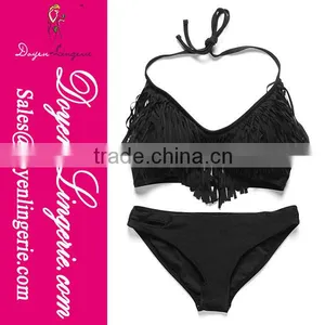 2014 Newest Fashion V -neck Hot Girl Sexy Super Beautiful Bikini thumbnail-1