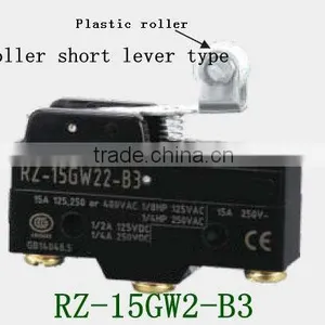 Plastic Roller Lever Micro Switch RZ-15GW22-B3 thumbnail-1
