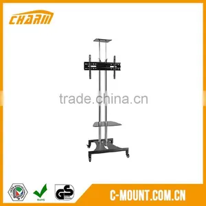 Tv Trolley Stand for 30" to 63", Factory Supply tv Trolley Designs thumbnail-1