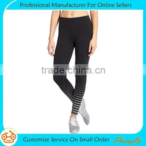 Women Compression Reflective Print Tight Hidden Key Pocket Adult Training Pants thumbnail-1