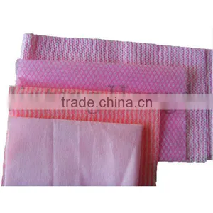Spunlace Nonwoven Fabric With Wavy Line Printed ,nonwoven Cleaning Cloth thumbnail-1