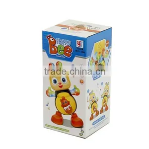 Custom Dancing Bee LED Light & Sounds Swing Legs Waving Hands Wink Eye Electric Toy/Make Your Own Design Electric Toys Factory thumbnail-3
