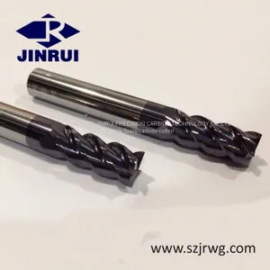 JR133 2 Flute 3 Flute 4 Flute 3mm-16mm Cnc Carbide End Mills thumbnail-1