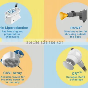 Cavitation RF Radial Shockwave Therapy Equipment for Cellulite Removal - ESWT Shape 2016 thumbnail-2