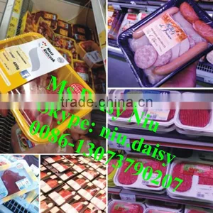 Vacuum Food Pastic Tray Sealer/fruit Tray Sealing Machine/vacuum Vegetable Packing Machine thumbnail-6