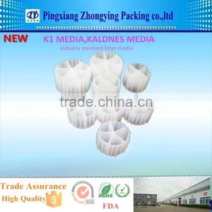 No Harmful Quality K1 Media, Kaldnes Media for Industry Standard Filter Media thumbnail-1