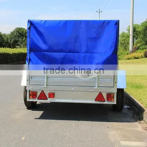 7x5 Hot Dipped Galvanized Tarp Trailer thumbnail-3