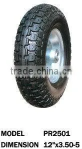 Pneumatic Wheel Barrow Wheel With Rim thumbnail-1