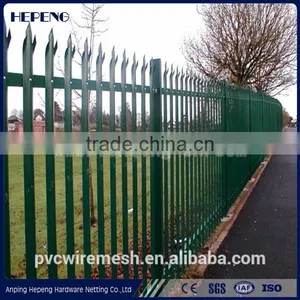 Anping Electro Galvanized Palisade Fence thumbnail-3