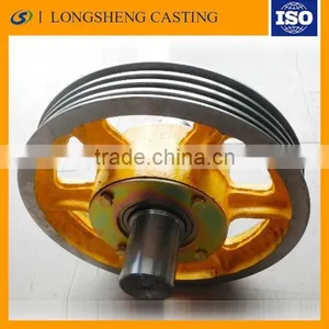 Good Quality of Cast Iron Elevator Wheel/Elevator Wheel Casts/wheel Casting thumbnail-5