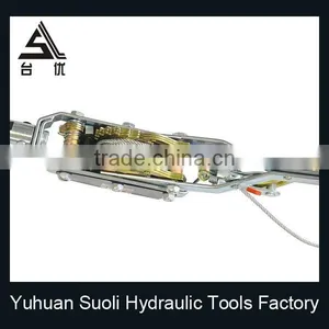 1T Mini Hand Cable Puller With Double Gear Double Hook thumbnail-5