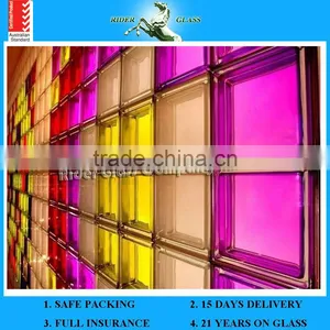 Hot Sell Colored Meteor Glass Block For Floor Or Wall thumbnail-1