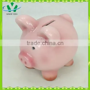 Cute Ceramic Pink Pig Piggy Bank thumbnail-3