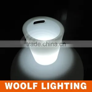 Color Changing PE Plastic Flower Pot Garden Waterproof Glowing Led Outdoor Garden Flower Pots for Outdoor thumbnail-2