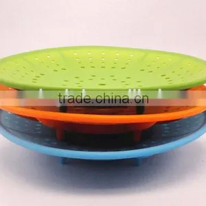 Hot Dog Vegetable Mini Steamer for Cooking Fruit Tray Cup Strainer 3 in 1 thumbnail-5