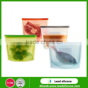 Multifunctional Silicone Food Preservation Kits ,Silicone Storage Bag With Sealing Strip thumbnail-1