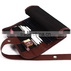 Factory Wholesale Roll Up 48 Slots Pencil Pouch Canvas Pencil Case thumbnail-3
