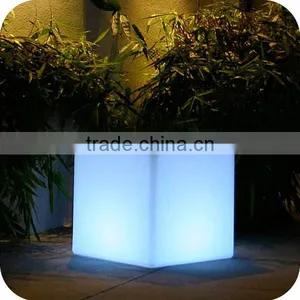 40cm 50cm Acrylic Waterproof Rechargeable Led Cube Table for Coffee Shop thumbnail-2