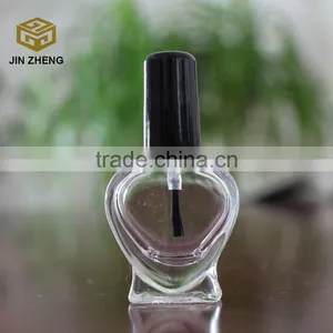 2015 Hot Selling Heart Shape 5ml 8ml Empty Nail Polish Glass Bottle thumbnail-4