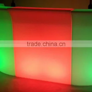 2017 Sigma16 Colors Change LED Cheap Curved Commercial Bar Furniture for Sale thumbnail-2