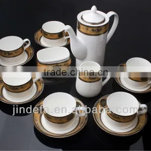 Porcelain/ceramic Tea Coffee Set thumbnail-1