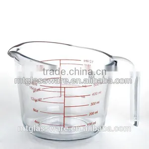 Tiny Kitchen Tools Handmade Clear Disposable Glass Measuring Cup Set thumbnail-1
