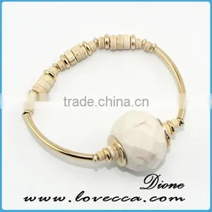 Bohemian Jewelry 2016 Guangzhou Wholesale Synthetic Turquoise Stone Bracelet thumbnail-2