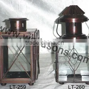 Colorful Windproof Outdoor Camping Metal Lantern thumbnail-3