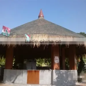 Synthetic Thatch Roof , PVC Material Synthetic Thatch Roof for House Roof Decoration With High Quality thumbnail-1