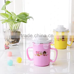 Double Wall PP+Stainless Steel Vacuum Cup for Kids thumbnail-6