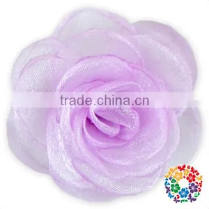 Wholesale China Cheap Price Lavender Chiffon Rose Flowers Artificial Flowers thumbnail-1