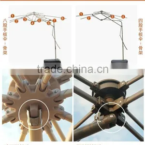 Wholesale Outdoor Sunshade Umbrella Outdoor Patio Umbrella Double Square Wrench Security Guard Umbrella thumbnail-5
