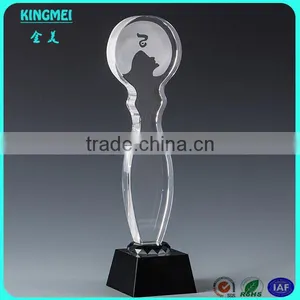 Wholesale Crystal Glass Angel Trophy for Gifts,crystal Oscar Awards thumbnail-1