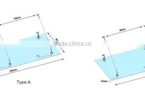JINXIN Stainless Steel Glass Canopy Front Door Glass Canopy Hardware thumbnail-5